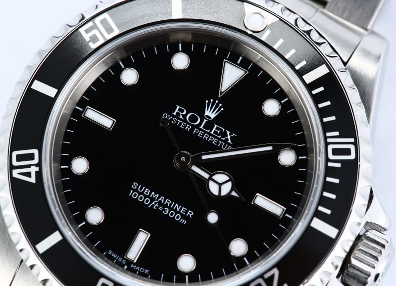 Rolex Submariner No Date Ref 14060 Black