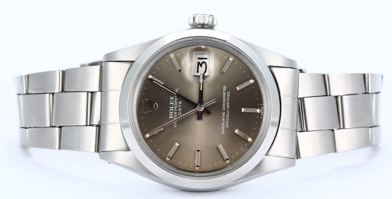 Rolex Date 34MM 1500 Stainless