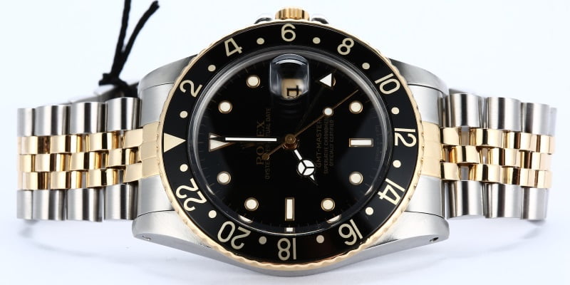 Black Dial Rolex GMT-Master 16753 Jubilee Bracelet