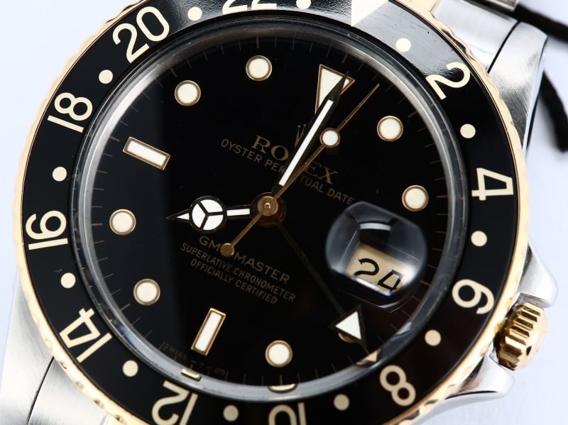 Black Dial Rolex GMT-Master 16753 Jubilee Bracelet