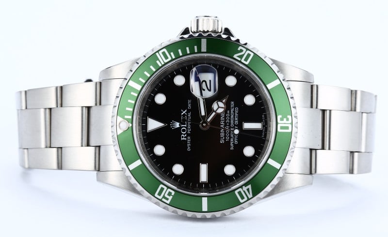 Rolex Submariner 16610V Green and Black