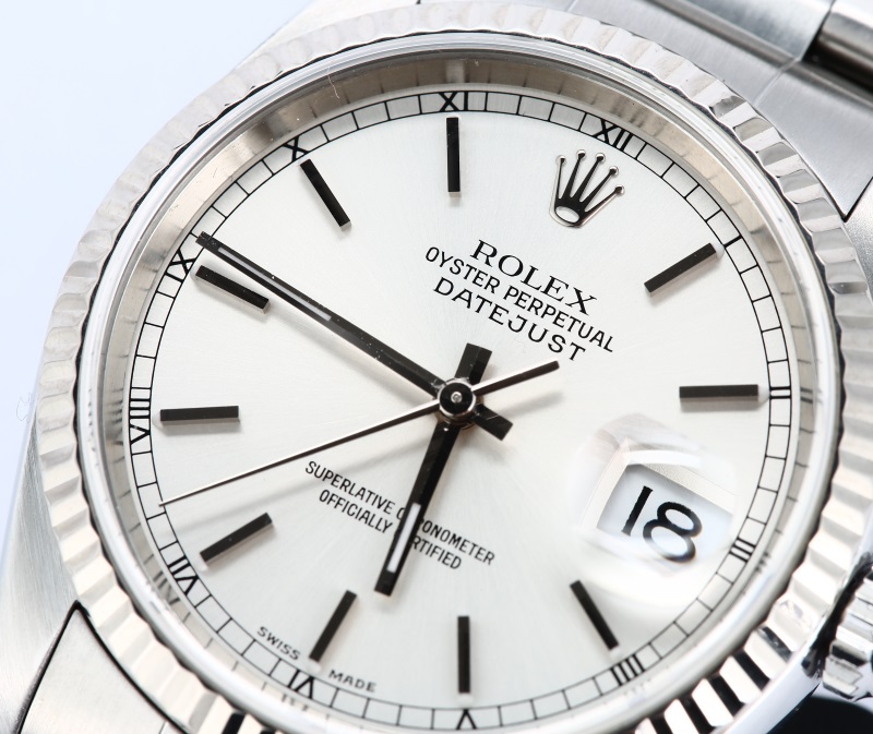 Rolex Oyster Perpetual Datejust 16234 White Gold Bezel