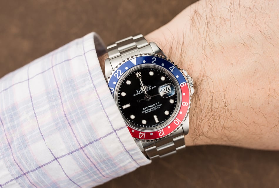 Rolex Pepsi GMT-Master II 16710 Certified Pre-Owned