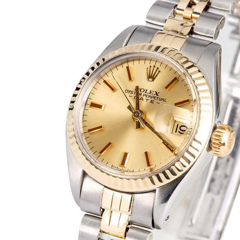 Rolex Ladies Date 6917 Two-Tone