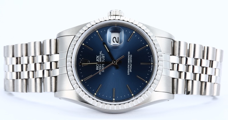 Rolex Oyster Perpetual Datejust 16220 Blue