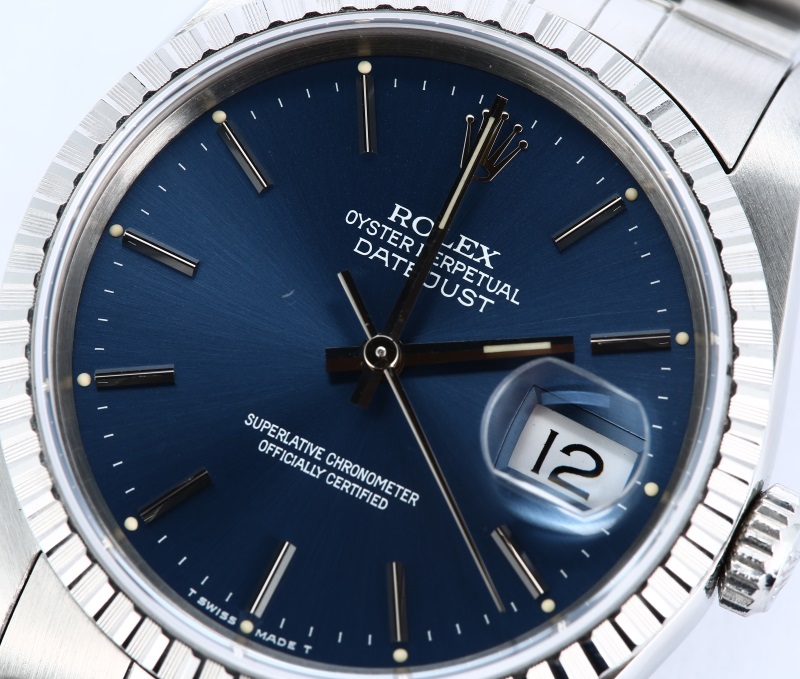 Rolex Oyster Perpetual Datejust 16220 Blue