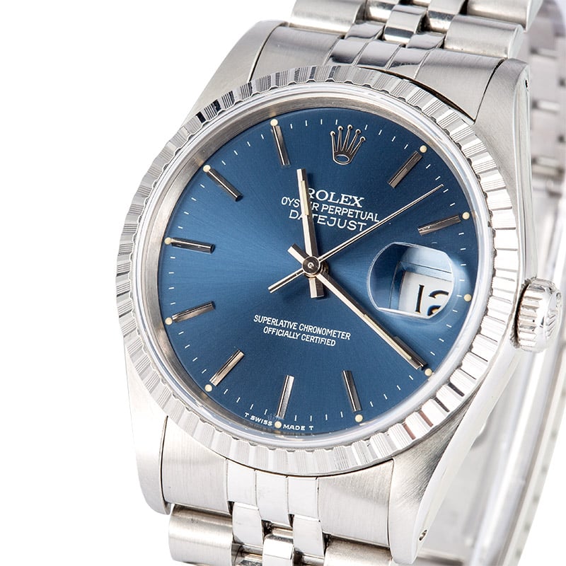 Forestående At vise USA Buy Used Rolex Datejust 16220 | Bob's Watches - Sku: 113070