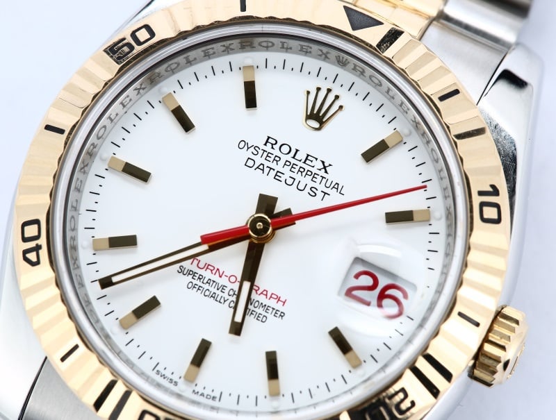 Rolex Datejust 116263 Yellow Gold Thunderbird Certified Pre-Owned