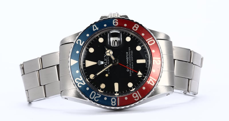 Vintage Pepsi Rolex GMT-Master 1675