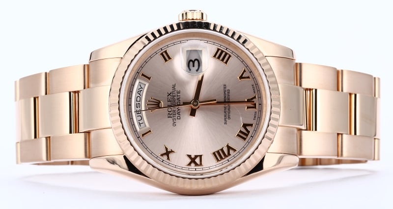 Rolex Rose Gold Day-Date 118235