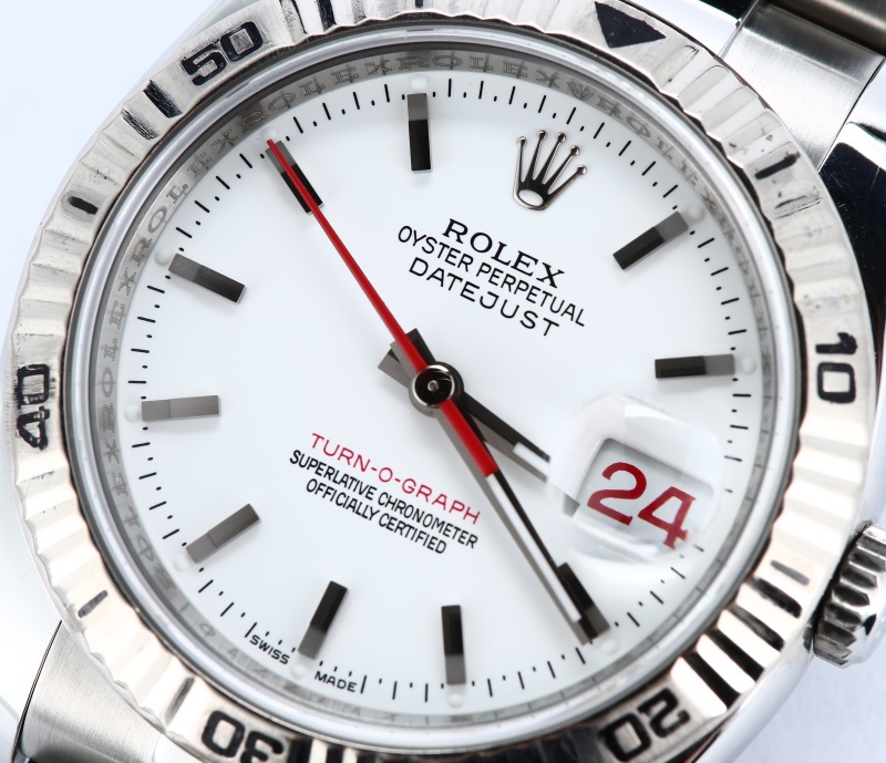 Rolex Datejust Turn-O-Graph 116264 White Thunderbird