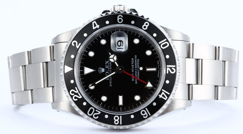 Rolex gmt master deals 16700 black bezel