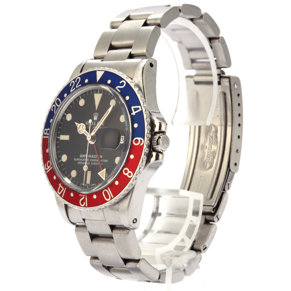 Vintage 1973 Rolex GMT-Master 1675 Pepsi Bezel