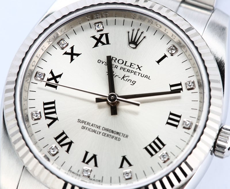 Rolex Air-King 114234 Diamond Dial
