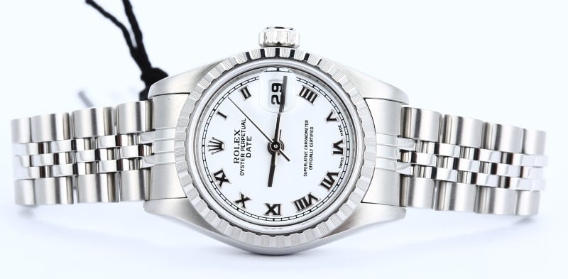 Ladies Rolex Date 79240 White