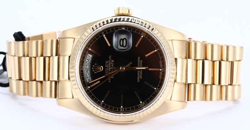 Rolex 18K President 18038 Certified Pre-Owned