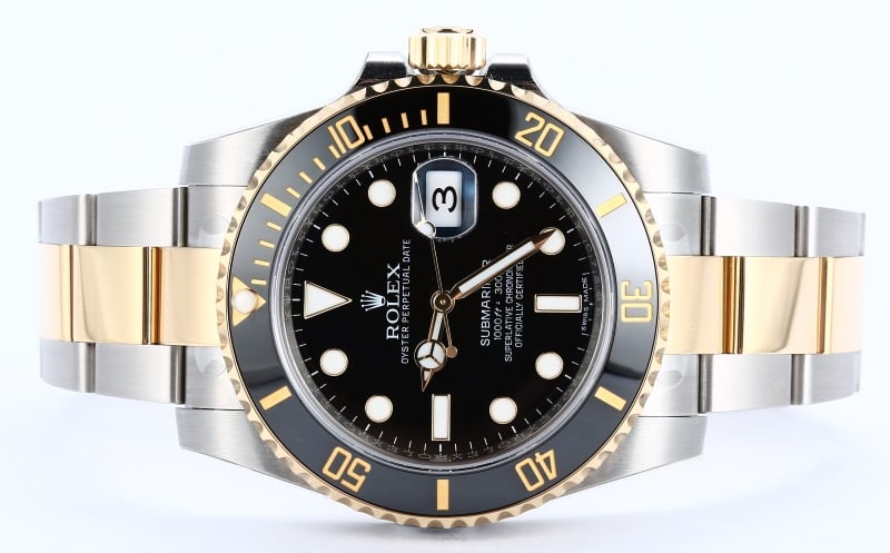 Black Two-Tone Ceramic Submariner 116613