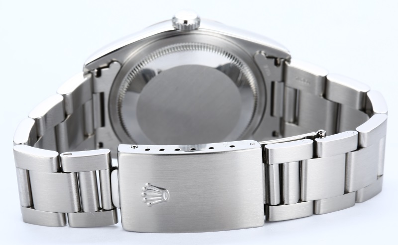 Rolex Datejust Black Dial 16234 White Gold Bezel