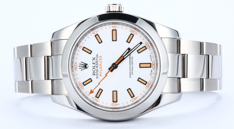 White Milgauss 116400 Rolex