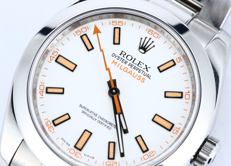 White Milgauss 116400 Rolex