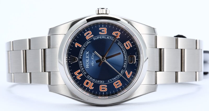 Rolex Air King 114200 Blue Concentric