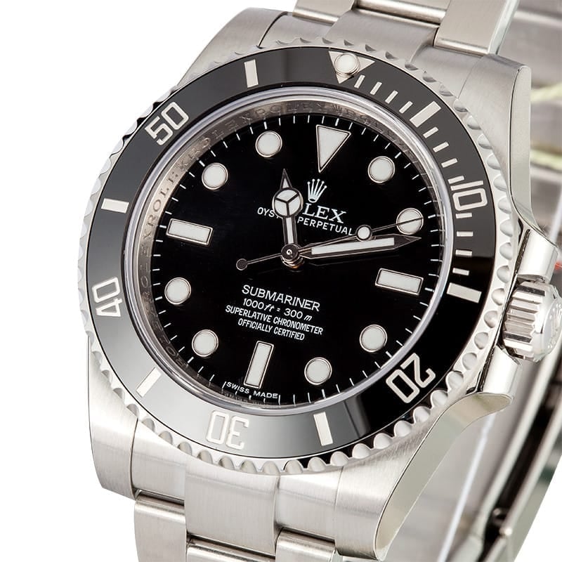 Rolex No Date Submariner 114060 - Factory Stickers