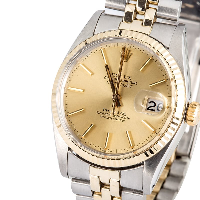 Rolex Datejust 1601 Tiffany & Co Dial