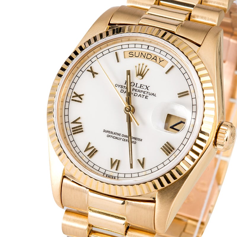 Rolex Day-Date Presidential 18038 White