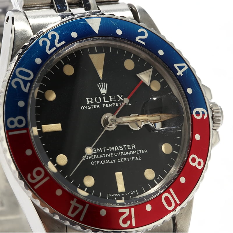 Vintage Rolex GMT Master 1675 Mark I Dial