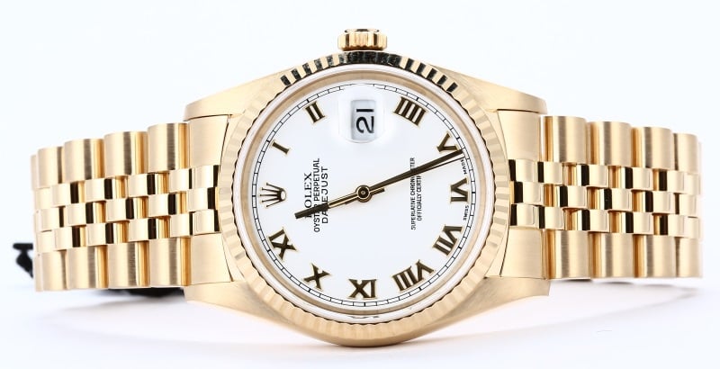 Gold Rolex Datejust 16238
