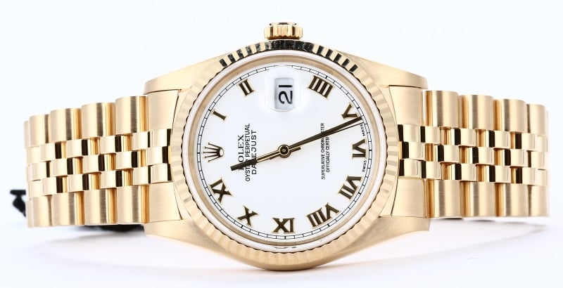 Gold Rolex Datejust 16238