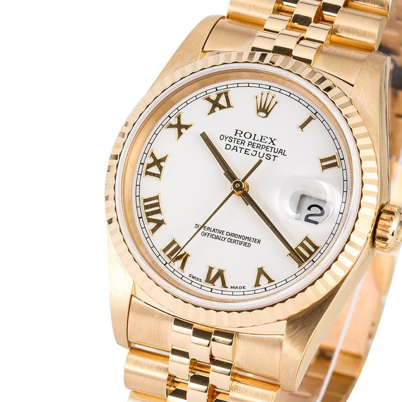 Gold Rolex Datejust 16238