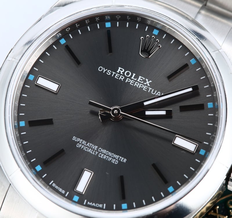 Rolex Oyster Perpetual 39 Rhodium 114300