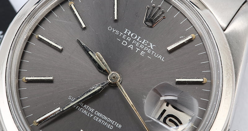 Rolex Oyster Perpetual Date 1500 Slate Dial