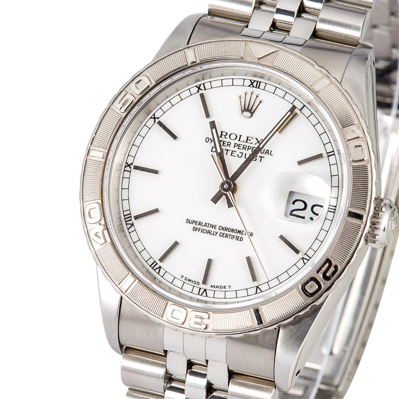 Rolex Datejust 16264 White Thunderbird