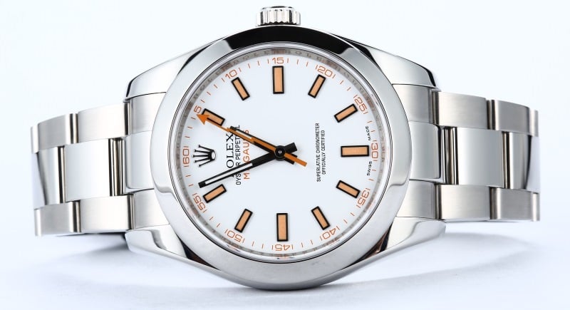 Rolex Milgauss 116400WSO White Dial