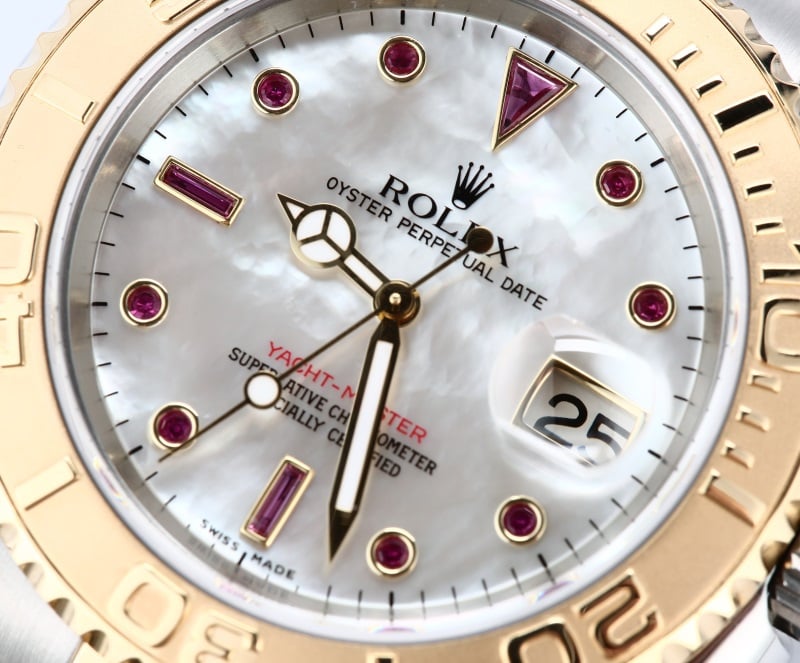 Rolex Yacht-Master 16623 Ruby Dial