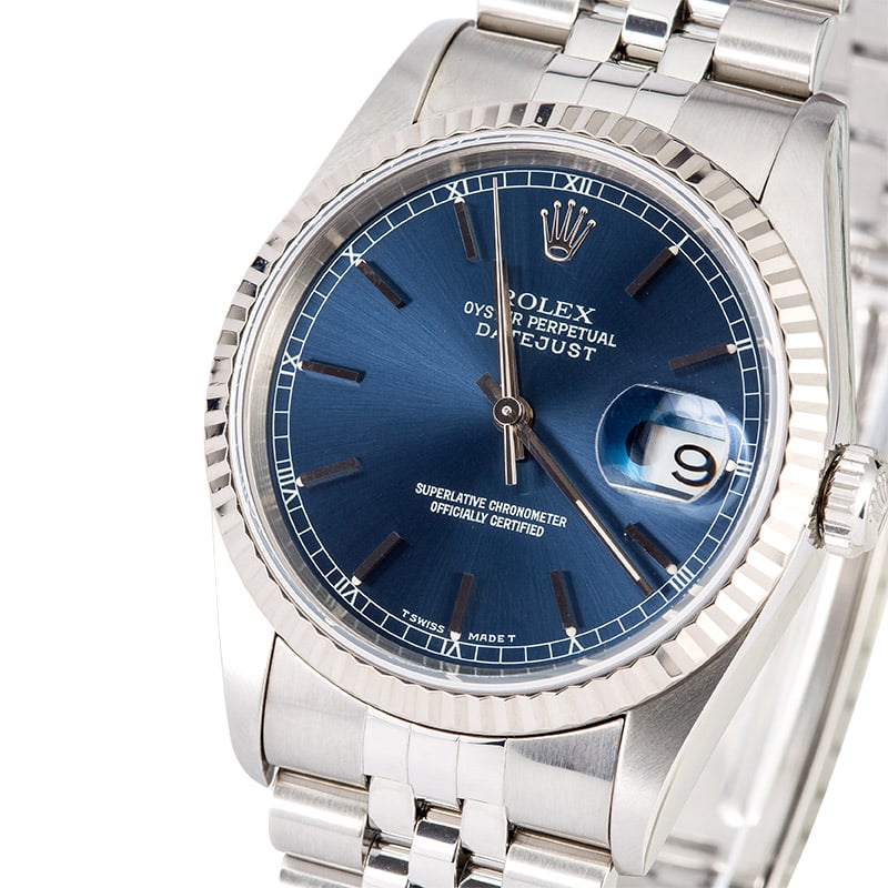 Rolex Datejust 16234 Blue Face