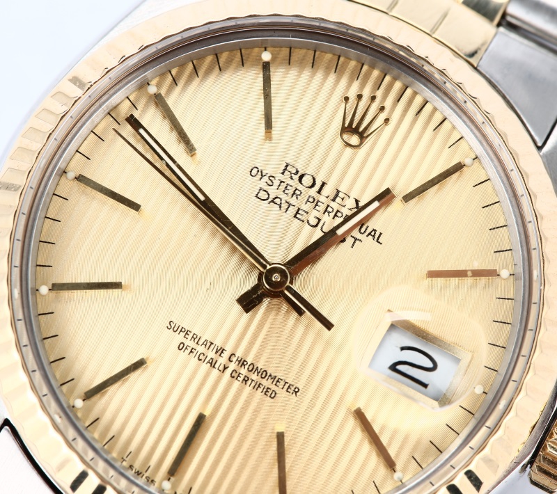 Datejust Rolex 16013 Champagne Tapestry Dial