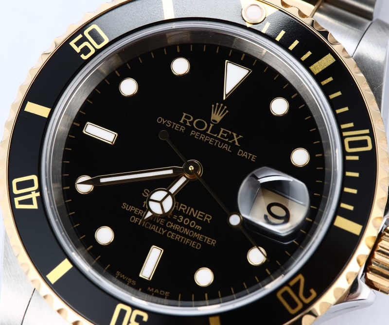 Rolex Submariner Black Two-Tone 16613 Oyster
