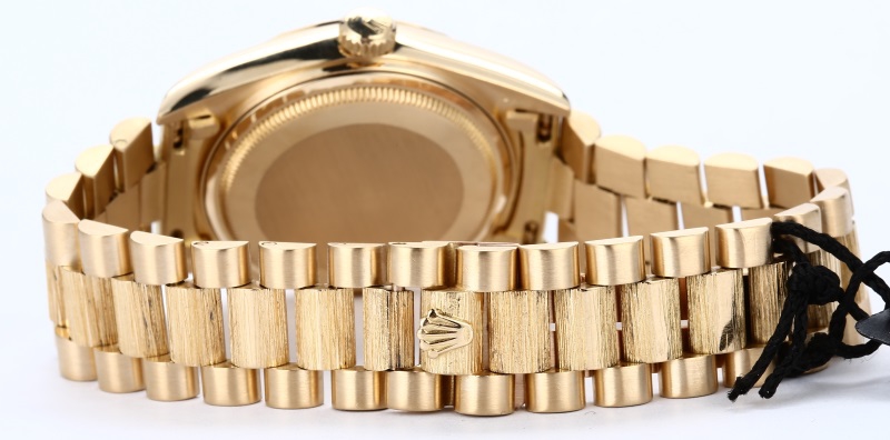 Rolex President Bark Finish 18078