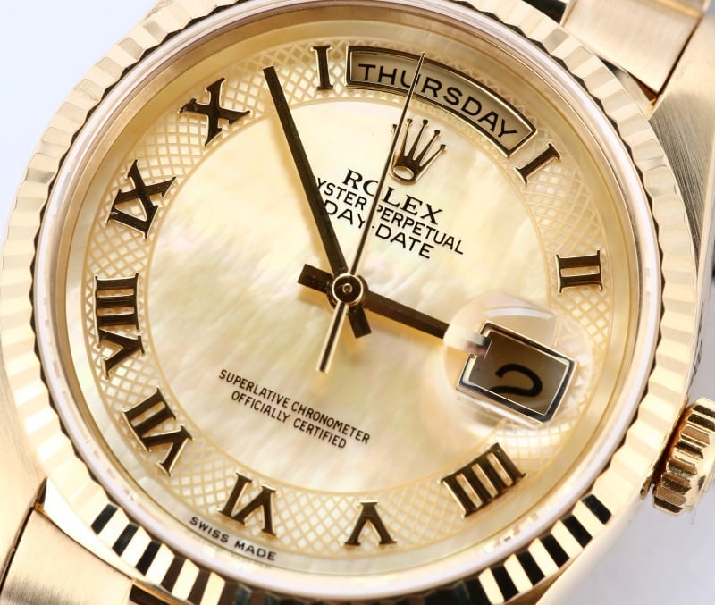 Rolex Gold President 18238 Mother of Pearl