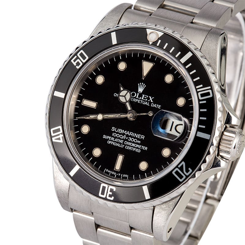 Rolex Submariner 16800 Sapphire Crystal