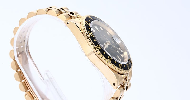 Rolex GMT Master 16758 Yellow Gold Jubilee
