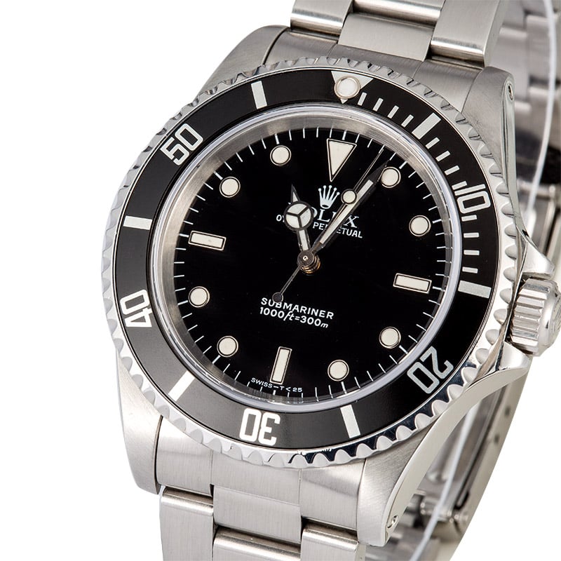Submariner Rolex No Date 14060 Oyster Band