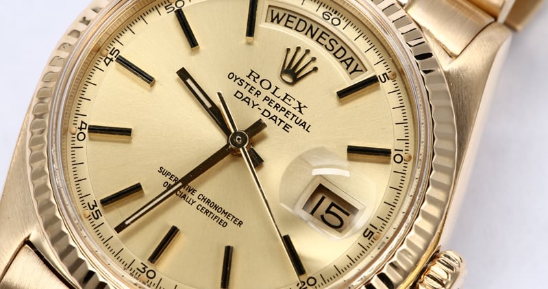 Rolex Presidential 1803 Yellow Gold Day-Date