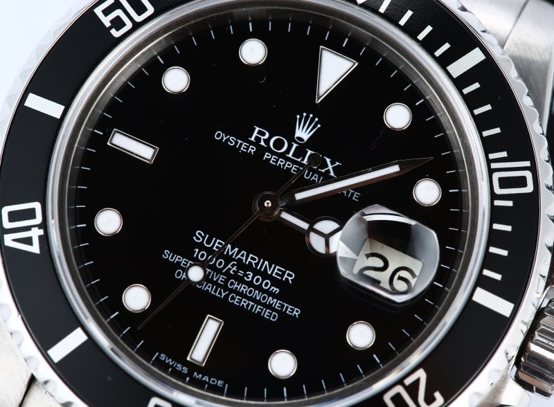 Submariner Rolex 16800 Steel