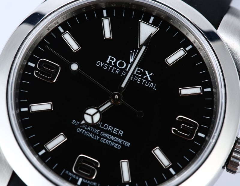 Rolex Explorer 214270 Rubber Strap