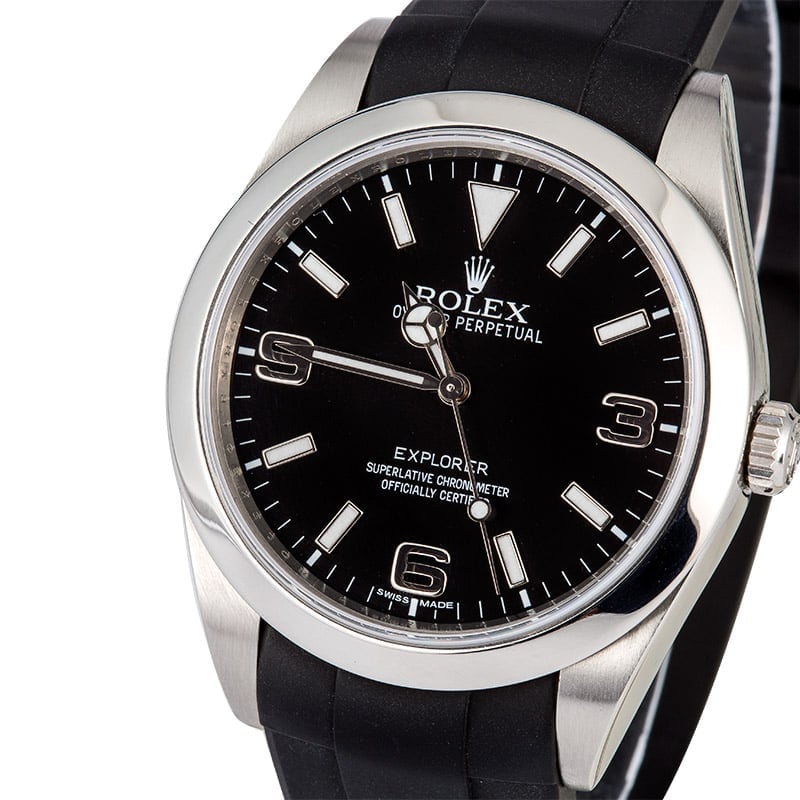 Rolex Explorer 214270 Rubber Strap