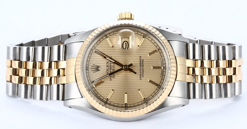 Datejust Rolex Champagne 16013 Jubilee